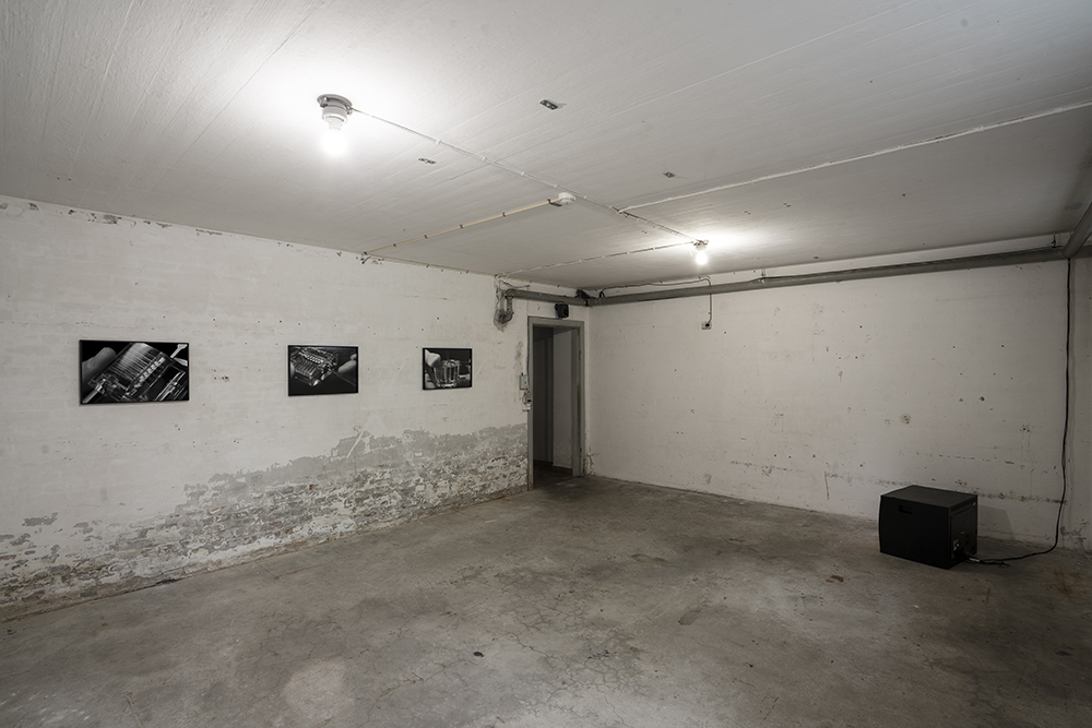 Installationsview, <em>The Fresh Brain Study,</em> AGA Vermland (Basement), 2026.